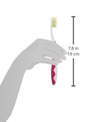 MOUTHWATCHERS - Manual Toothbrushes - Clean Teeth for Adult - 1 Count - Floss Bristle Silver - Invented by Doctor Plotka's MOUTHWATCHERS