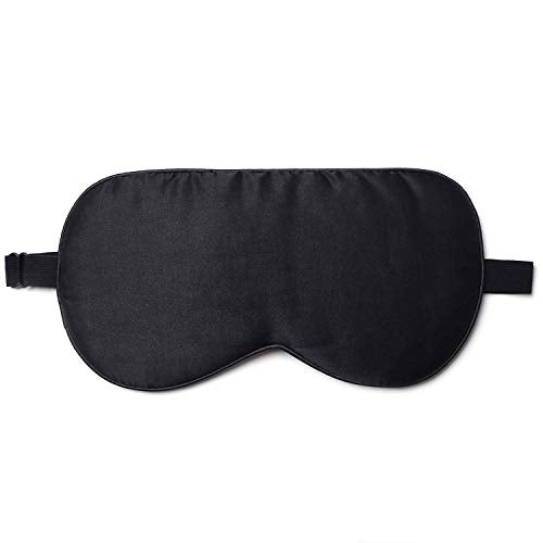 ZIMASILK 100% Natural Silk Sleep Mask Blindfold,Adjustable Super-Smooth Soft Eye Mask for Sleep with Bag(Eyelashes) ZIMASILK Store