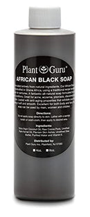African Black Soap Liquid 8 oz. 100% Raw Pure Natural From Ghana. Acne Treatment, Aids Against Eczema & Psoriasis, Dry Skin, Scars and Dark Spots. Great For Pimples, Blackhead, Face & Body Wash Plant Guru