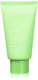 Clarins SOS Pure Rebalancing Clay Mask, Combination To Oily Skin, 2.3 ounces Clarins