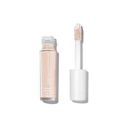 e.l.f., Hydrating Camo Concealer, Lightweight, Full Coverage, Long Lasting, Conceals, Corrects, Covers, Hydrates, Highlights, Fair Rose, Satin Finish, 25 Shades, All-Day Wear, 0.20 Fl Oz e.l.f.