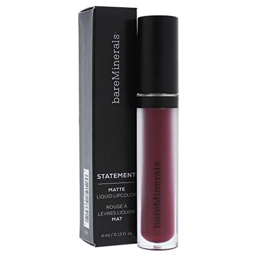 bareMinerals Statement Matte Liquid Lipcolor, Devious, 0.13 Ounce bareMinerals