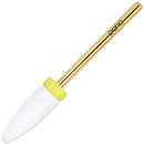 Beauticom Professional USA Ceramic White Flame Cone Shaped Bit Nail Drill 3/32" Shank Size (Extra Fine, Flame Bit) Beauticom