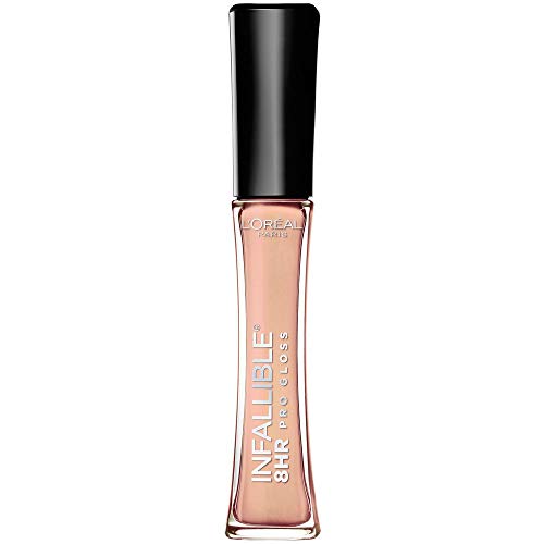 L’Oreal Paris Makeup Infallible 8 Hour Hydrating Lip Gloss, Petal, 0.5 Ounce L'Oreal Paris