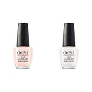 OPI Nail Lacquer, Bubble Bath & Funny Bunny Bundle, Nude Nail Polish, 0.5 fl oz OPI
