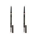 L'Oreal Paris Makeup Brow Stylist Definer Waterproof Eyebrow Pencil, Ultra-Fine Mechanical Pencil, Draws Tiny Brow Hairs and Fills in Sparse Areas and Gaps, Dark Brunette, 0.11 Ounce (Pack of 2) L'Oreal Paris