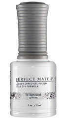 LeChat Perfect Match Gel Polish, Titanium, 0.5 Fl Oz (PMS134) LeChat