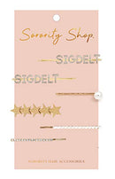 Sigma Delta Tau - Sorority Hair Clips - 6/pack Sorority Shop