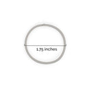 Heliums Sandy Blonde Thin 2mm Hair Elastics, Color Match Hair Ties for Fine Hair, 1.75 Inch Standard Size - 40 Count Heliums Store