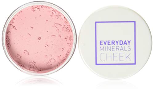 Everyday Minerals | Tea Rose Mineral Blush Powder | Vegan | Cruelty Free |Natural Mineral Makeup | Warm Baby Pink Blush| Everyday Minerals