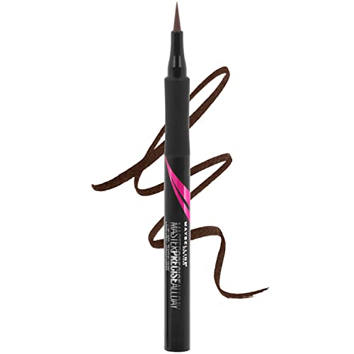 Maybelline Eyestudio Master Precise All Day Liquid Eyeliner, Forest Brown, 0.034 Ounce Maybelline New York