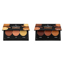 Black Radiance True Complexion Creme Contour Palette, Light to Medium, 7.5 Gram & True Complexion Creme Contour Palette, Medium to Dark, 7.5 Gram Black Radiance