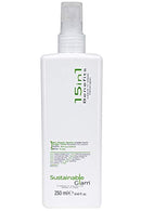 Leave-in Hair Mask Detangler Spray Conditioner with Organic Argan Oil, Coconut Oil & Avocado Oil - Sulfate Free, Paraben Free, Vegan - 15in1 Benefits Hair Mask Sustainable Glam