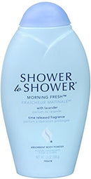 SHOWER TO SHOWER Body Powder Morning Fresh 13 oz (Pack of 12) Shower To Shower