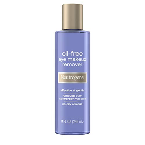 Neutrogena Gentle OilFree Eye Makeup Remover Cleanser for Sensitive Eyes NonGreasy Remover Removes Waterproof Mascara Dermatologist Ophthalmologist Tested, 8 Fl Oz Neutrogena