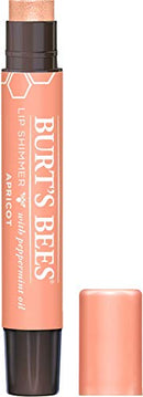 Burt's Bees Lip Balm Stocking Stuffer, Moisturizing Lip Shimmer Holiday Gift for Women, with Vitamin E & Coconut Oil, 100% Natural, Apricot, 0.09 Ounce Burt's Bees
