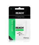 Reach Dentotape Waxed Dental Floss | Effective Plaque Removal, Extra Wide Cleaning Surface | Shred Resistance & Tension, Slides Smoothly & Easily | Mint Flavored, 55 Yards, 1 Pack Reach