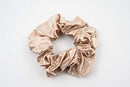 Hair Luxe Premium Mulberry Silk Scrunchies (Single Pack Nude (No Gift Box), 1) Hair Luxe
