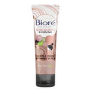 Bioré Rose Quartz + Charcoal Gentle Pore Refining Scrub, Pore Minimizing Facial Scrub, 4 Ounce, Oil Free, Dermatologist Tested, Non-Comedogenic, Cruelty Free, Vegan Friendly Bioré