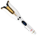 CHI Spin N Curl 1" Ceramic Rotating Curler In White, 1 Pound. Ideal for Shoulder-Length Hair between 6-16” inches. CHI