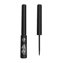 W7 | Liquid Eyeliner | Aye Aye Captain Liquid Eyeliner | Quick Drying Long Lasting Eyeliner Pen for All Eye Makeup Design | Black W7