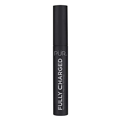 PÜR Fully Charged Mascara - Magnetic Black Mascara For Full Volumizing To Instantly Lift, Separate, and Define Each Lash - Gluten, BPA, & Paraben Free Eye Makeup PÜR MINERALS