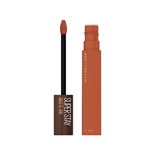 Maybelline New York SuperStay Matte Ink Liquid Lipstick, Coffee Edition, Caramel Collector, 0.17 Ounce Maybelline New York