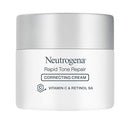 Neutrogena Rapid Tone Repair Retinol + Vitamin C Correcting Cream, Tone Evening Face & Neck Cream with Vitamin C, Retinol & Hyaluronic Acid for Dark Spots, Fine Lines & Wrinkles, 1.7 oz Neutrogena