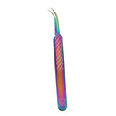 M LASH Set Of 4 Diamond Grip Eyelash Extensions Tweezers - Japanese Steel Lash Supply (Multi-Color) M Store