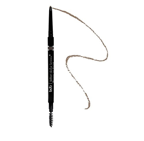 Billion Dollar Brows On Point Waterproof Micro Eyebrow Pencil - Blonde, Super-fine and Self-sharpening Tip for Natural, Blendable Lines billion dollar brows