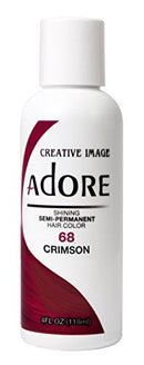 Adore SemiPermanent Haircolor 118ml, 068 Crimson, 4 Fl Oz (AD-68) Adore