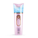 Nano Facial Mister with Skin Analyzer Moisture Tester, FANTEXY Portable Mini Cool Face Mist Steamer with USB, Handy Facial Sprayer for Eyelash Extensions, Face Moisturizing,Hydration Refreshing FANTEXY