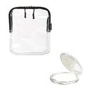 TSA Approved Clear Travel Toiletry Bag And Portable Paper Hand Soap For Camping, Travel, Public Restrooms - Unscented, No Dyes. BORSALI