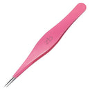 Ingrown Hair Tweezers by Zizzili Basics - Surgical Grade Stainless Steel Fine Pointed Tweezers - Precision Aligned Tips for Splinter, Eyebrow & Facial Hair Removal - with Bonus Tip Guard & Carry Pouch Zizzili Basics
