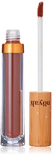 'noyah Natural, Long Lasting, Glossy, & Moisturizing Lip Gloss | Formulated With Coconut Oil, Cocoa Butter & Antioxidant Rich Vitamin-E |+ Natural Cosmetics E-book Noyah