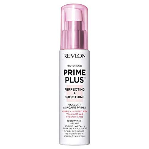 Revlon PhotoReady Prime Plus Primer, Perfecting and Smoothing Skincare Makeup with Vitamin B5 and Hyaluronic Acid, 1 oz REVLON