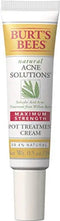 Acne Spot Treatment, Burt's Bees Face Cream for Acne-prone Oily Skin with Salicylic Acid, All Natural, Maximum Strength, 0.5 Ounce (Packaging May Vary) Burt's Bees