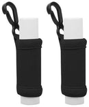 Chapstick Holder Keychain – Lip Balm Sleeve – Premium Neoprene with Key Chain Clip – Perfect for Chap Stick or Lip Gloss (Black, 2 Pack) Benko