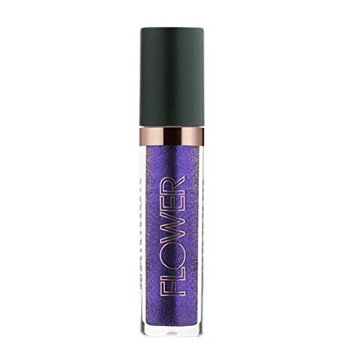 Flower Beauty Warrior Glitter Liquid Eyeshadow, Long-Lasting High-Impact Shimmer for Eyes, Cruelty-Free Makeup (Poison) FLOWER BEAUTY