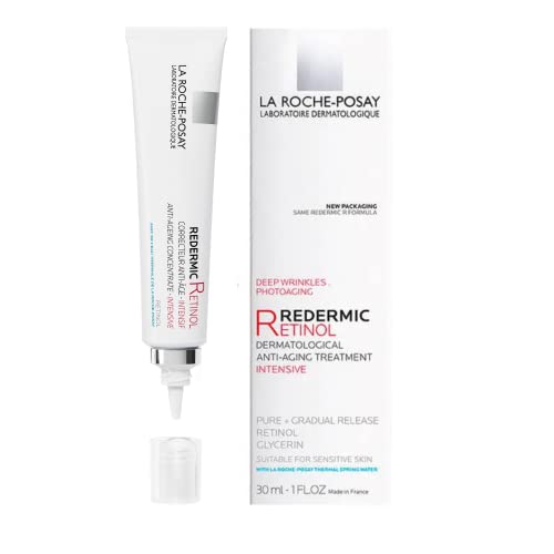 La Roche-Posay Redermic R Anti Aging Retinol Cream, Reduces Wrinkles, Fine Lines, and Age Spots with Pure Retinol Face Cream La Roche-Posay