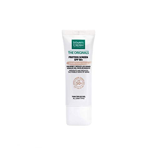 Martiderm Proteos Screen Spf 50+ Facial Cream Perfectant With Color 40ml Martiderm