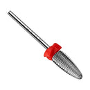 Makartt 5 in 1 Nail Drill Bits, 3/32" Shank Tungsten Carbide Flame Drill Bits for Nails Fast Removing Acrylic Nail Hard Gels Cuticle Professional Nail Efile Bits For Nail Drill Machine(Fine, Silver) Makartt