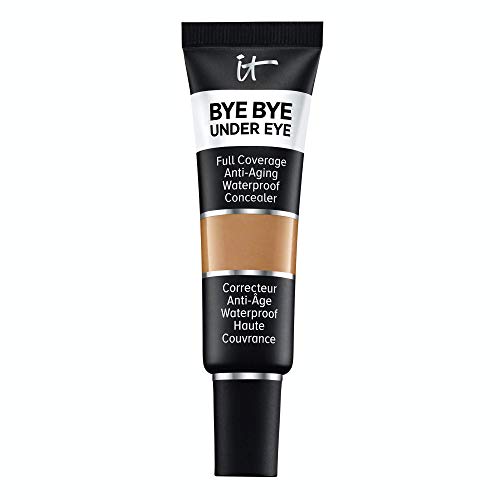IT Cosmetics Bye Bye Under Eye, 33.5 Tan Natural (N) - Full-Coverage, Anti-Aging, Waterproof Concealer - Improves the Appearance of Dark Circles, Wrinkles & Imperfections - 0.4 fl oz It Cosmetics