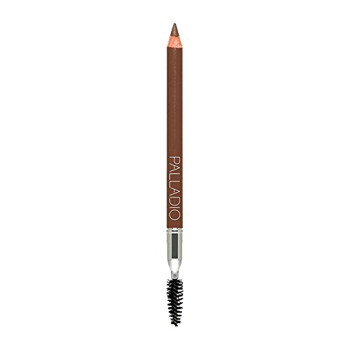Palladio Brow Pencil & Brush for Eyebrows, Dark Brown Palladio