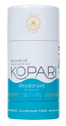 Kopari Aluminum-Free Deodorant Beach | Non-Toxic, Paraben Free, Gluten Free & Cruelty Free Men’s and Women’s Deodorant | Made with Organic Coconut Oil | 2.0 oz Kopari