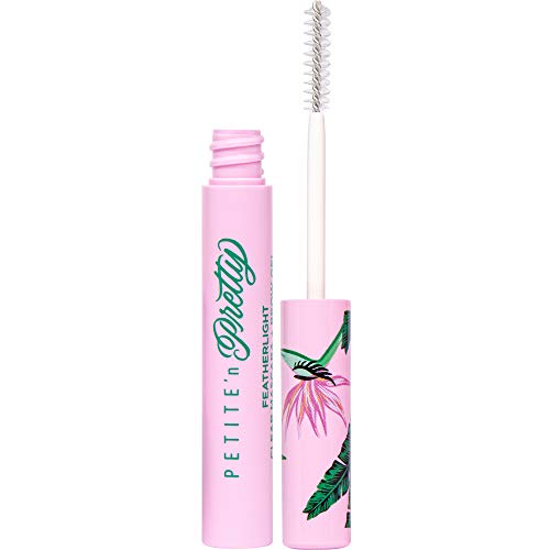 Petite 'n Pretty Featherlight Clear Mascara & Brow Gel for Kids, Children, Tweens and Teens. Dual-Purpose Clear Finish for Brows and Lashes - Non Toxic for Kids, Children, Tweens and Teens Non Toxic, Made in the USA Petite 'N Pretty
