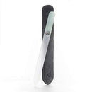 GERMANIKURE Czech Crystal Glass Nail File in Suede Leather Case - Enjoy Today - Professional Manicure & Pedicure Products for Smooth Easy Shaping of Natural Nails GERmanikure