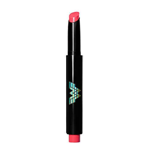 Revlon x WW84 Wonder Woman Kiss Melting Shine Lipstick, Moisturizing Non-Sticky Lipcolor with Coconut Oil and Shea Butter, in Pink, 002 Hot-Spirited, 0.64 oz REVLON