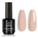 Beetles Gel Nail Polish, 1 Pcs 15ml nude Donut Color Soak Off Gel Polish Nail Art Manicure Salon DIY at Home beetles Gel Polish