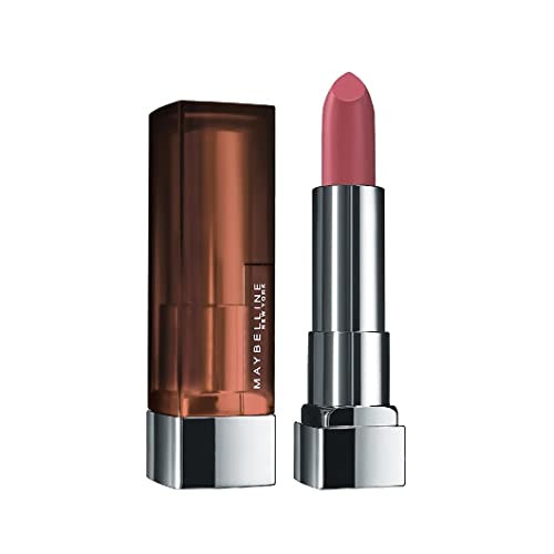 Maybelline Color Sensational Lipstick, Lip Makeup, Matte Finish, Hydrating Lipstick, Nude, Pink, Red, Plum Lip Color, Touch Of Spice, 0.15 oz; (Packaging May Vary) Maybelline New York